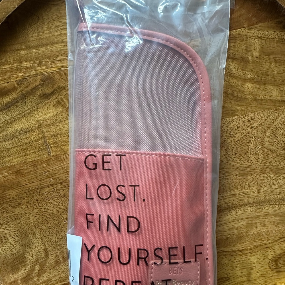 Rare beauty x beis brush pouch case